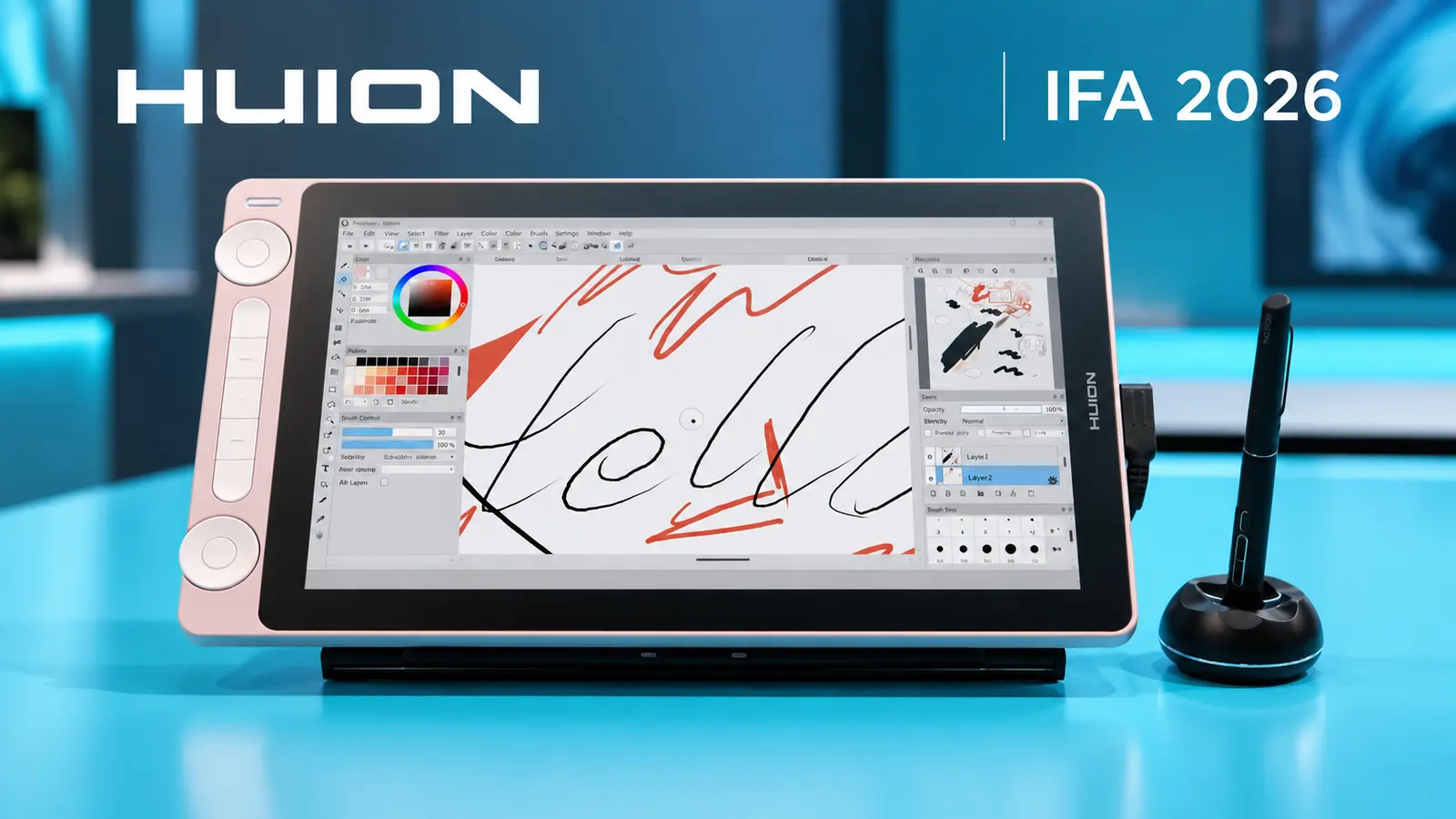 نمایش سخت افزارهای خلاقانه Huion در IFA 2026